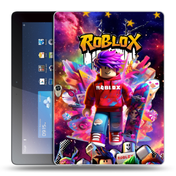 Силиконовый чехол на Huawei MediaPad M2 10 с принтом Roblox Роблокс
