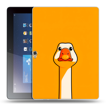 Силиконовый чехол на Huawei MediaPad M2 10 с принтом Смешная утка