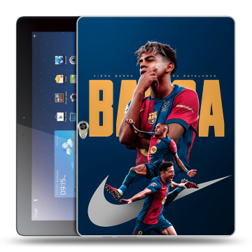 Силиконовый чехол на Huawei MediaPad M2 10 с принтом Барселона Barca Yamal Силиконовый чехол на Huawei MediaPad M2 10 с принтом Барселона Barca Yamal
