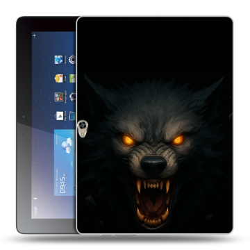 Силиконовый чехол на Huawei MediaPad M2 10 с принтом Волк