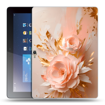 Силиконовый чехол на Huawei MediaPad M2 10 с принтом женский
