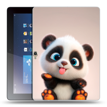 Силиконовый чехол на Huawei MediaPad M2 10 с принтом милая панда Силиконовый чехол на Huawei MediaPad M2 10 с принтом милая панда