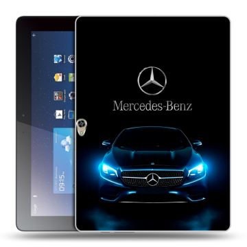 Силиконовый чехол на Huawei MediaPad M2 10 с принтом Mercedes Мерседес