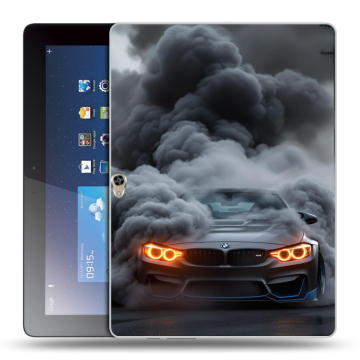 Силиконовый чехол на Huawei MediaPad M2 10 с принтом BMW БМВ