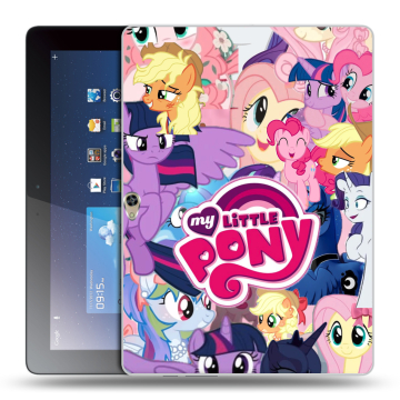 Силиконовый чехол на Huawei MediaPad M2 10 с принтом My little pony Дружба чудо