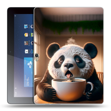 Силиконовый чехол на Huawei MediaPad M2 10 с принтом смешная панда