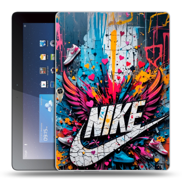 Силиконовый чехол на Huawei MediaPad M2 10 с принтом Nike Найк