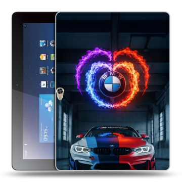 Силиконовый чехол на Huawei MediaPad M2 10 с принтом BMW БМВ Силиконовый чехол на Huawei MediaPad M2 10 с принтом BMW БМВ