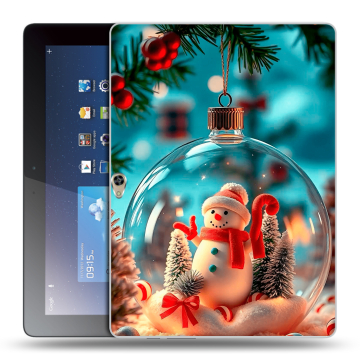 Силиконовый чехол на Huawei MediaPad M2 10 с принтом Новый год