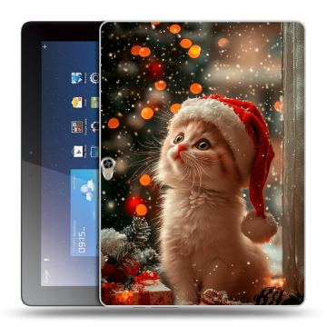 Силиконовый чехол на Huawei MediaPad M2 10 с принтом Новый год