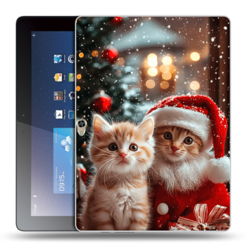 Силиконовый чехол на Huawei MediaPad M2 10 с принтом Новый год