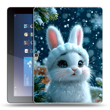 Силиконовый чехол на Huawei MediaPad M2 10 с принтом Новый год