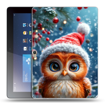 Силиконовый чехол на Huawei MediaPad M2 10 с принтом Новый год Силиконовый чехол на Huawei MediaPad M2 10 с принтом Новый год