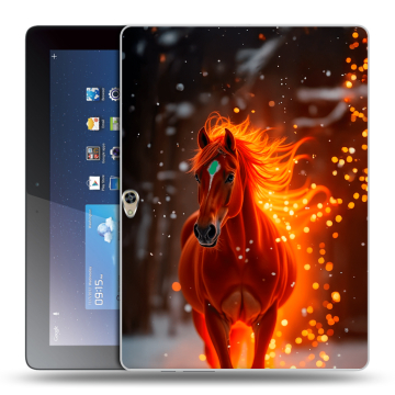 Силиконовый чехол на Huawei MediaPad M2 10 с принтом Новый год Силиконовый чехол на Huawei MediaPad M2 10 с принтом Новый год