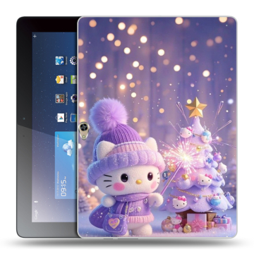 Силиконовый чехол на Huawei MediaPad M2 10 с принтом Новый год Силиконовый чехол на Huawei MediaPad M2 10 с принтом Новый год