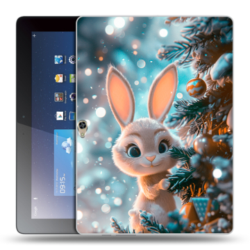 Силиконовый чехол на Huawei MediaPad M2 10 с принтом Новый год Силиконовый чехол на Huawei MediaPad M2 10 с принтом Новый год