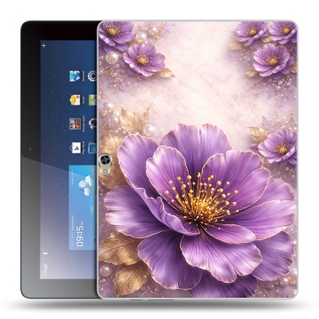 Силиконовый чехол на Huawei MediaPad M2 10 с принтом женский