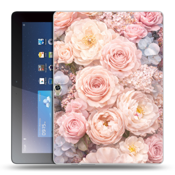 Силиконовый чехол на Huawei MediaPad M2 10 с принтом женский
