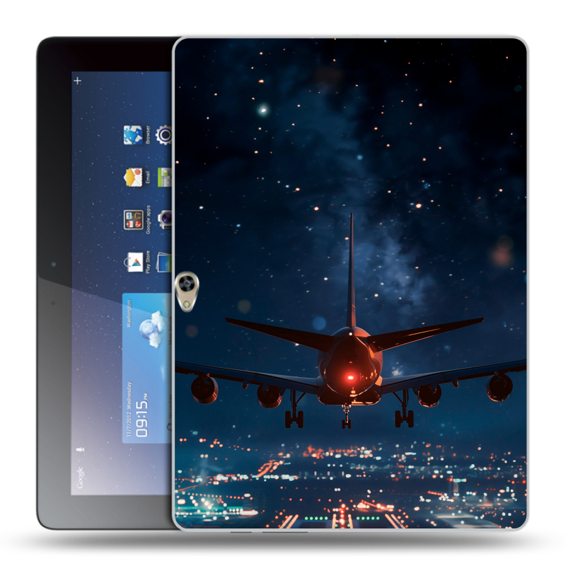 Пластиковый чехол на Huawei MediaPad M2 10 с принтом самолет Пластиковый чехол на Huawei MediaPad M2 10 с принтом самолет