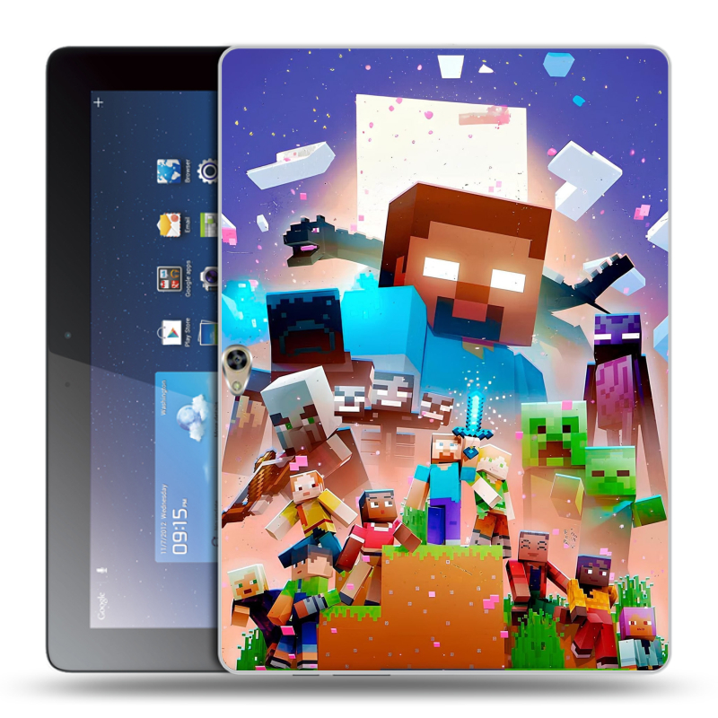 Пластиковый чехол на Huawei MediaPad M2 10 с принтом Майнкрафт Minecraft Пластиковый чехол на Huawei MediaPad M2 10 с принтом Майнкрафт Minecraft