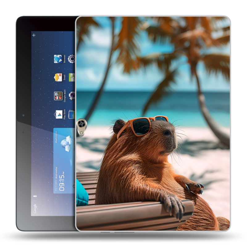 Пластиковый чехол на Huawei MediaPad M2 10 с принтом Капибара Пластиковый чехол на Huawei MediaPad M2 10 с принтом Капибара