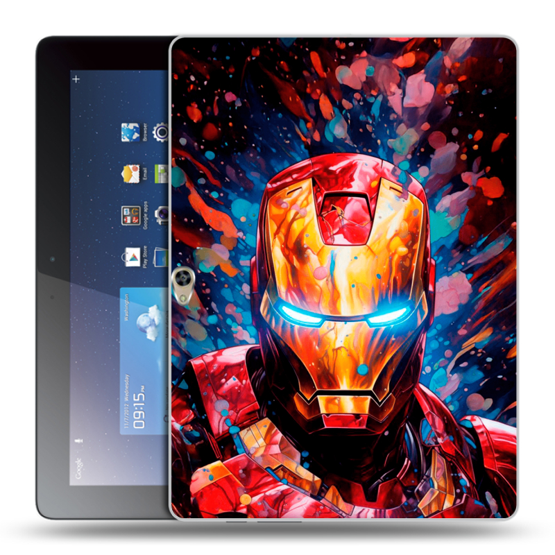 Пластиковый чехол на Huawei MediaPad M2 10 с принтом Железный человек Ironman Пластиковый чехол на Huawei MediaPad M2 10 с принтом Железный человек Ironman