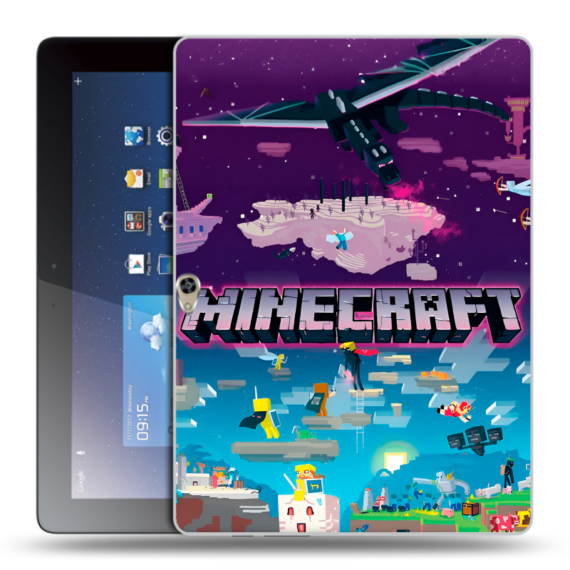 Силиконовый чехол на Huawei MediaPad M2 10 с принтом Майнкрафт Minecraft Силиконовый чехол на Huawei MediaPad M2 10 с принтом Майнкрафт Minecraft