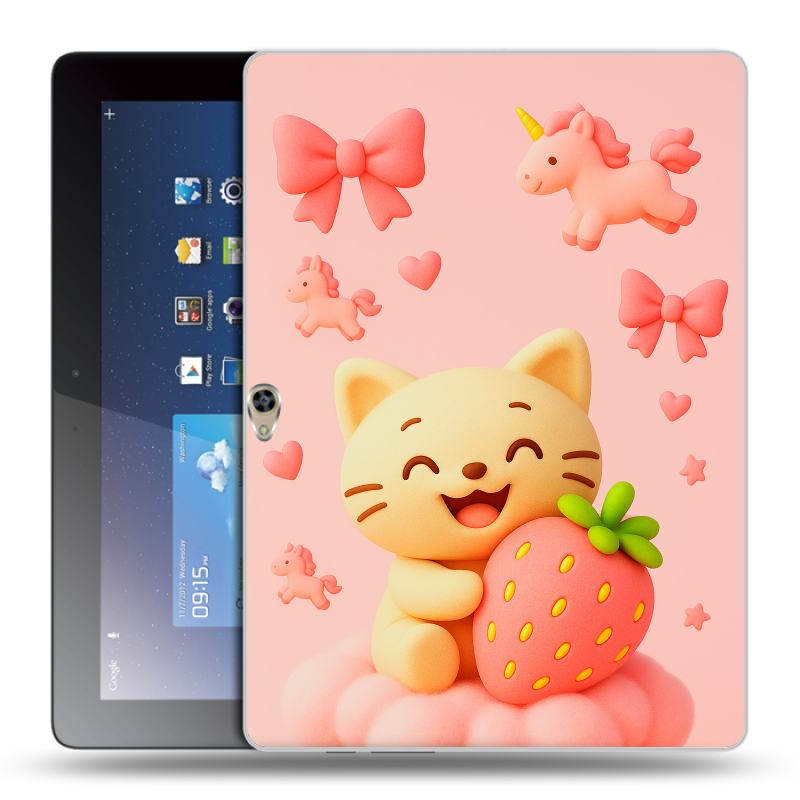 Пластиковый чехол на Huawei MediaPad M2 10 с принтом для девочек Пластиковый чехол на Huawei MediaPad M2 10 с принтом для девочек