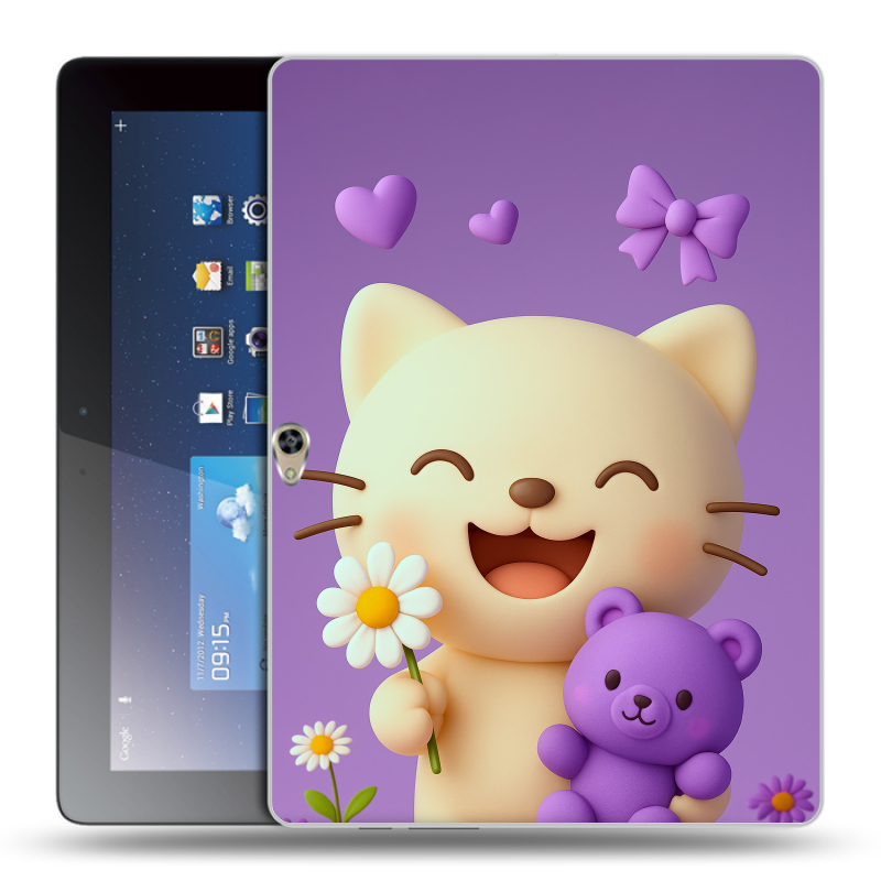 Силиконовый чехол на Huawei MediaPad M2 10 с принтом для девочек Силиконовый чехол на Huawei MediaPad M2 10 с принтом для девочек