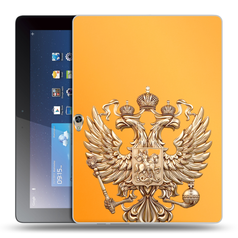 Пластиковый чехол на Huawei MediaPad M2 10 с принтом Герб Флаг России Пластиковый чехол на Huawei MediaPad M2 10 с принтом Герб Флаг России