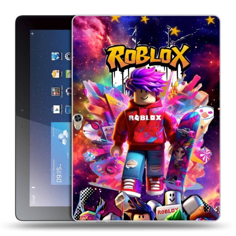 Силиконовый чехол на Huawei MediaPad M2 10 с принтом Roblox Роблокс Силиконовый чехол на Huawei MediaPad M2 10 с принтом Roblox Роблокс