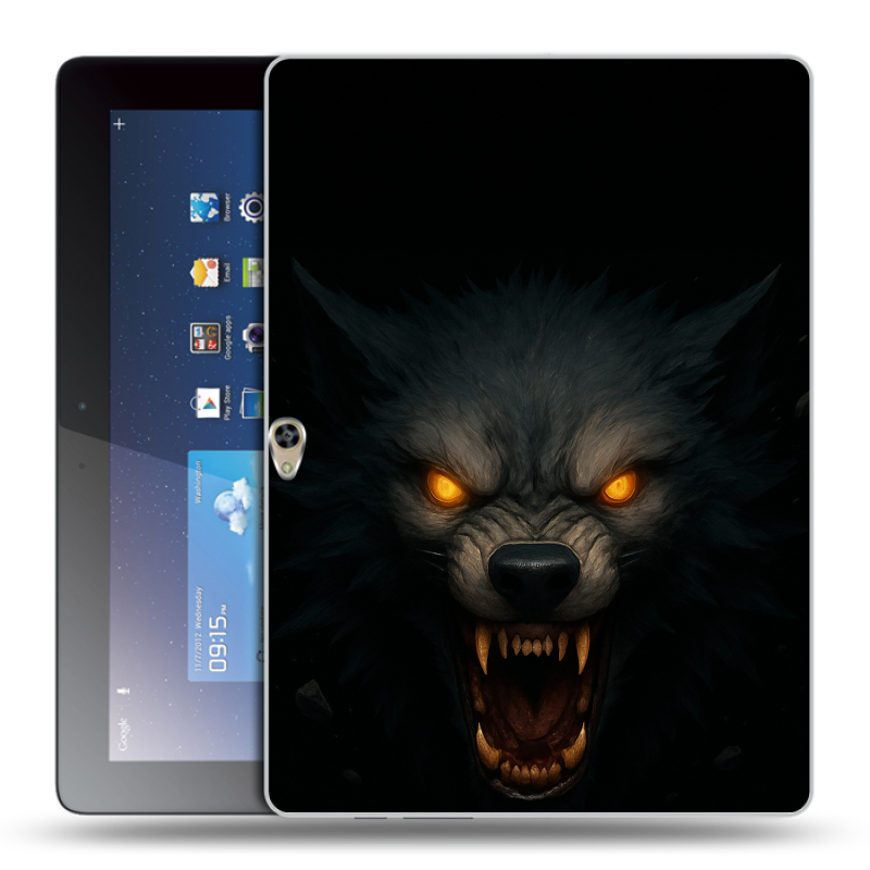 Пластиковый чехол на Huawei MediaPad M2 10 с принтом Волк Пластиковый чехол на Huawei MediaPad M2 10 с принтом Волк