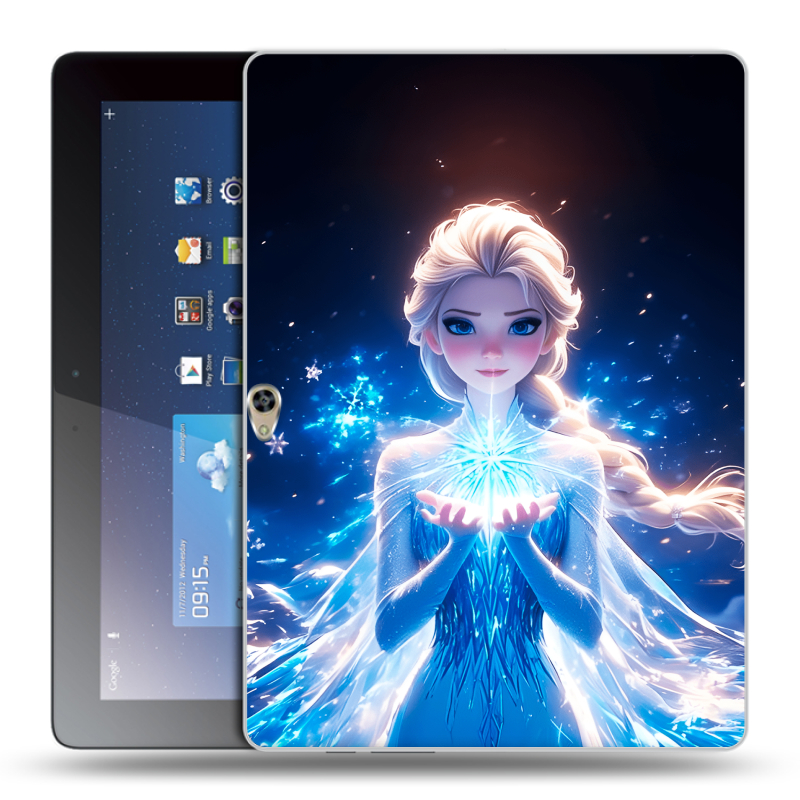 Силиконовый чехол на Huawei MediaPad M2 10 с принтом Холодное сердце Frozen Силиконовый чехол на Huawei MediaPad M2 10 с принтом Холодное сердце Frozen