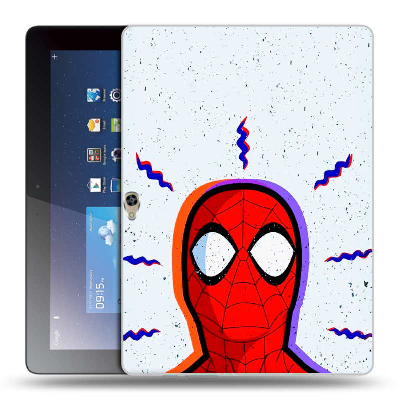 Силиконовый чехол на Huawei MediaPad M2 10 с принтом Spiderman Человек паук Силиконовый чехол на Huawei MediaPad M2 10 с принтом Spiderman Человек паук