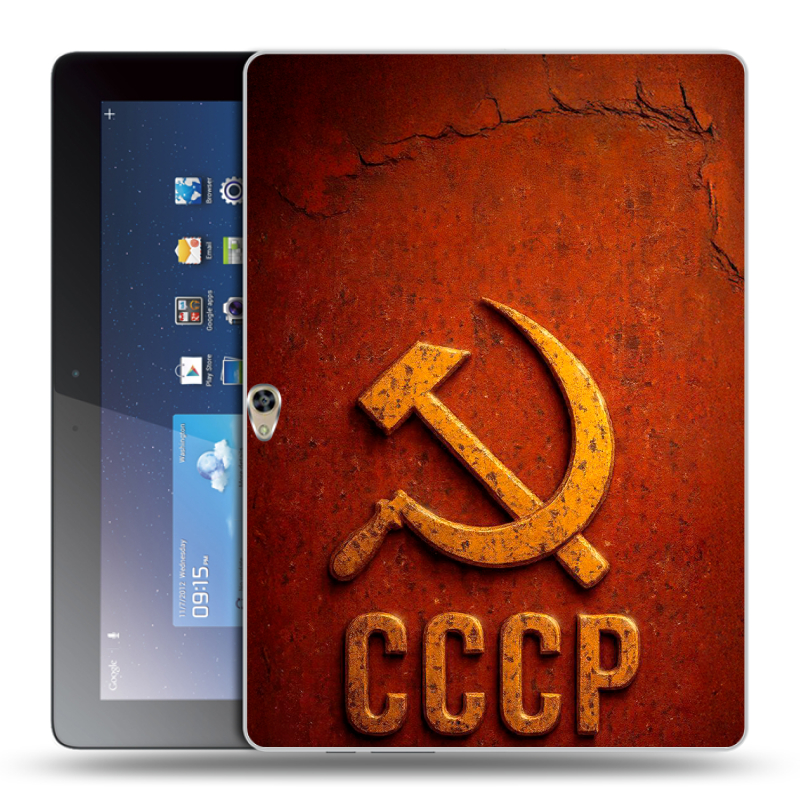 Пластиковый чехол на Huawei MediaPad M2 10 с принтом Флаг Герб СССР Пластиковый чехол на Huawei MediaPad M2 10 с принтом Флаг Герб СССР