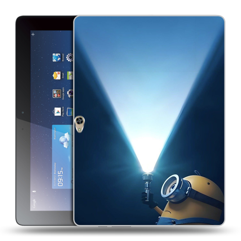 Пластиковый чехол на Huawei MediaPad M2 10 с принтом Миньоны Пластиковый чехол на Huawei MediaPad M2 10 с принтом Миньоны