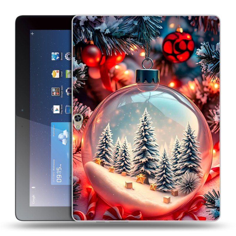 Пластиковый чехол на Huawei MediaPad M2 10 с принтом Новый год Пластиковый чехол на Huawei MediaPad M2 10 с принтом Новый год