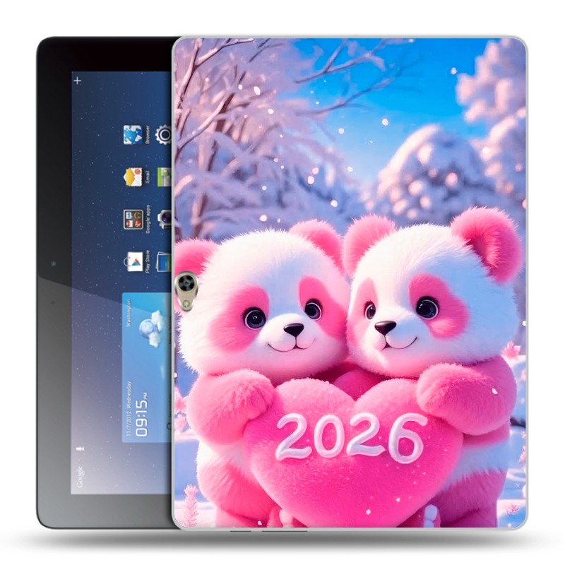 Пластиковый чехол на Huawei MediaPad M2 10 с принтом Новый год Пластиковый чехол на Huawei MediaPad M2 10 с принтом Новый год