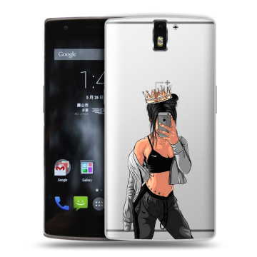 Силиконовый чехол на OnePlus One с принтом Женские принты