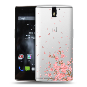 Силиконовый чехол на OnePlus One с принтом Ветка сакуры