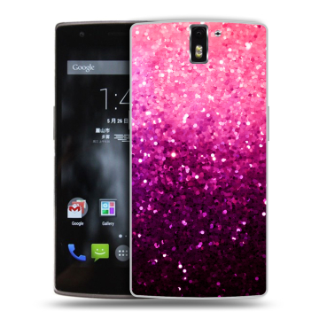 Силиконовый чехол на OnePlus One с принтом Блестки