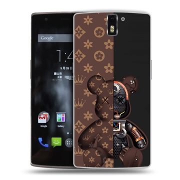 Силиконовый чехол на OnePlus One с принтом Луи робот