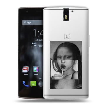 Силиконовый чехол на OnePlus One с принтом Мона Лиза