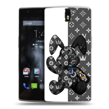 Силиконовый чехол на OnePlus One с принтом Луи робот