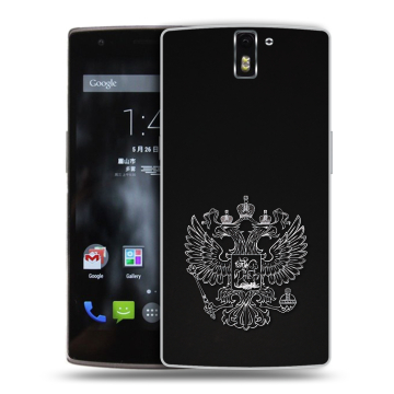 Силиконовый чехол на OnePlus One с принтом Герб России Силиконовый чехол на OnePlus One с принтом Герб России