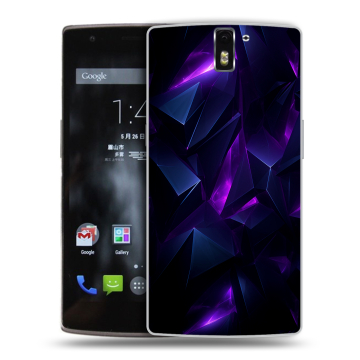 Силиконовый чехол на OnePlus One с принтом Абстракиция Силиконовый чехол на OnePlus One с принтом Абстракиция