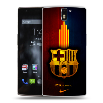 Силиконовый чехол на OnePlus One с принтом Барселона Barcelona Силиконовый чехол на OnePlus One с принтом Барселона Barcelona