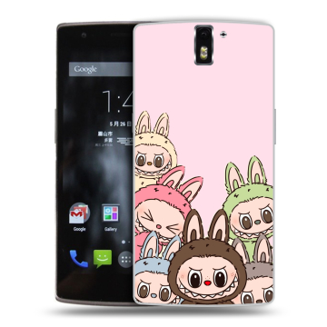Силиконовый чехол на OnePlus One с принтом Лабубу