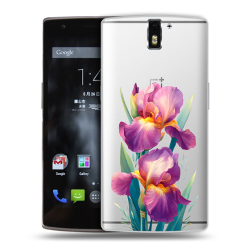 Силиконовый чехол на OnePlus One с принтом Цветы орхидеи
