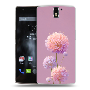 Силиконовый чехол на OnePlus One с принтом Цветы Силиконовый чехол на OnePlus One с принтом Цветы